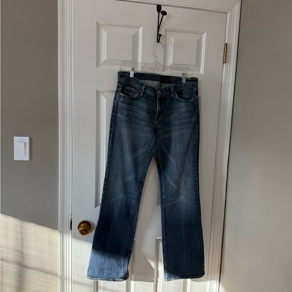 7 For All Mankind Classic Blue Flare Jeans
